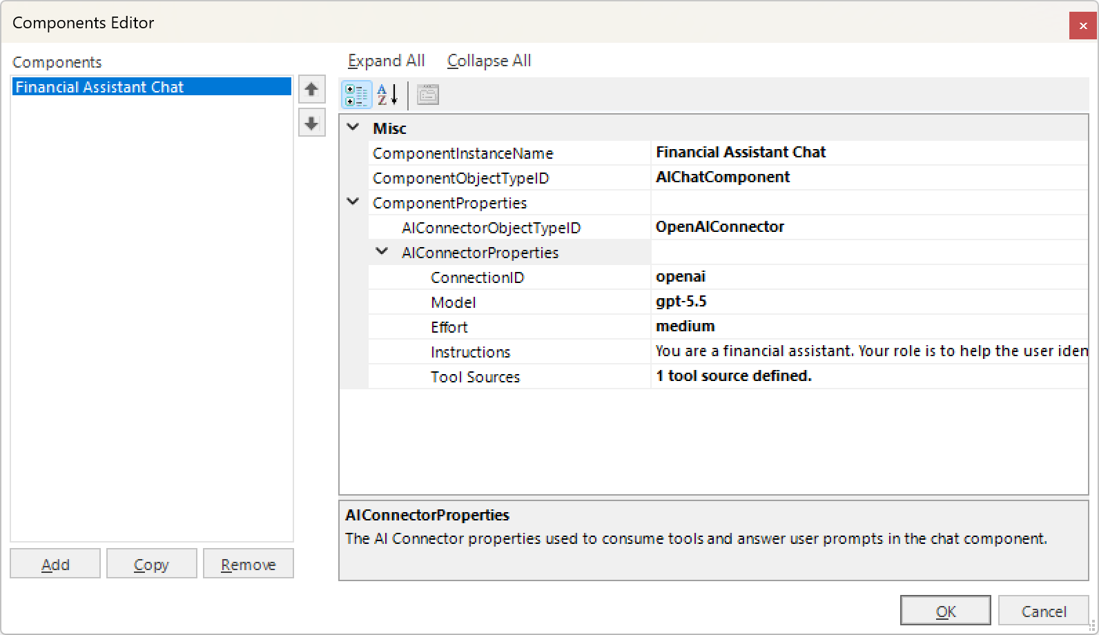 Components Editor